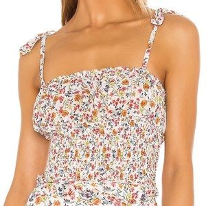 FLORAL CROP TOP • FLYNN SKYE